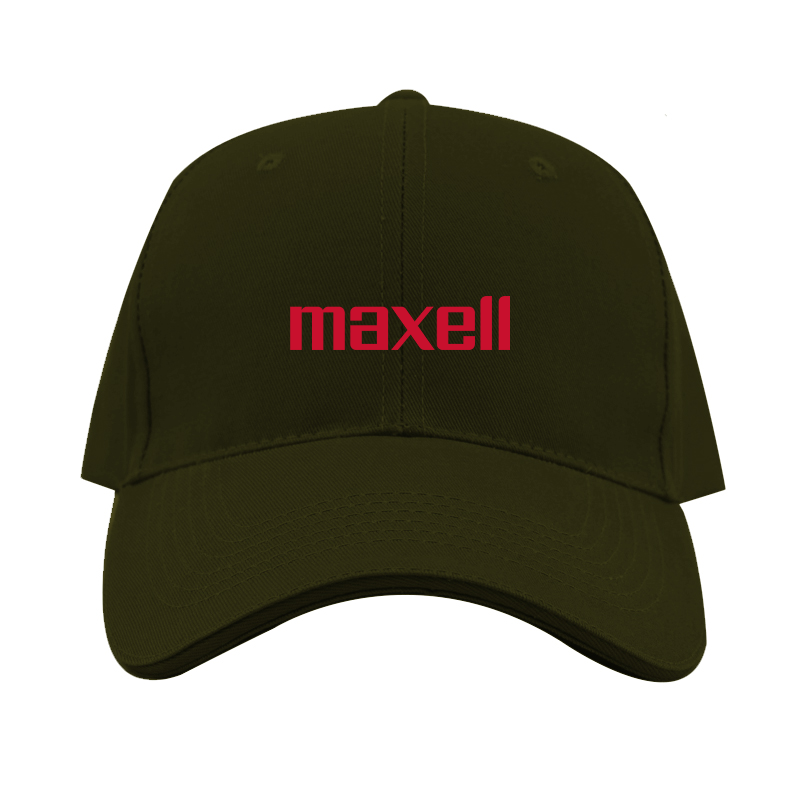 Maxell Logo Dad Baseball Cap Hat