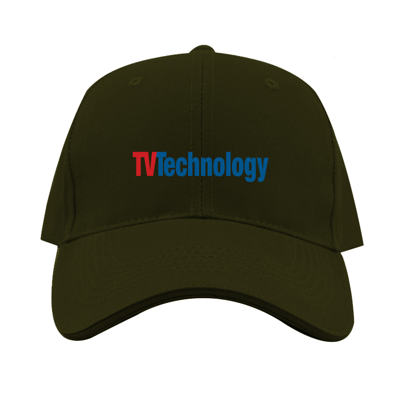 TV Technology Logo Dad Baseball Cap Hat