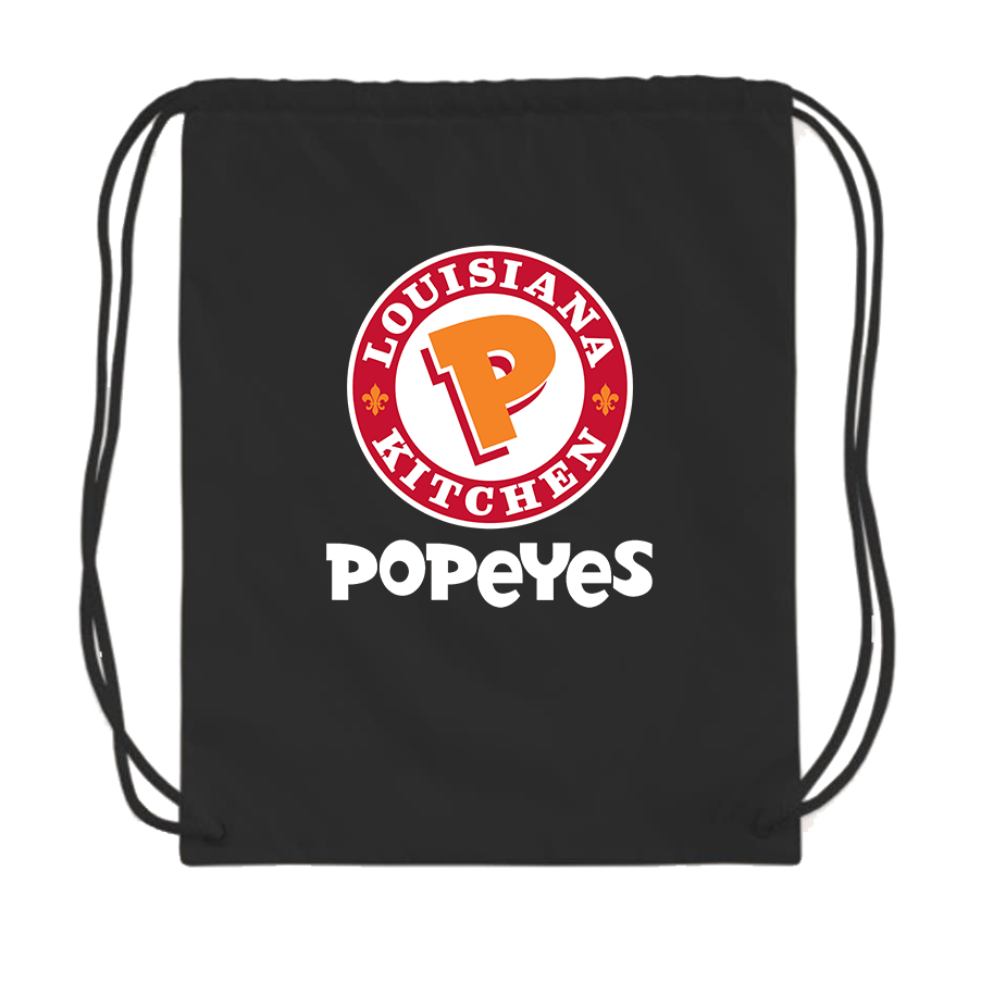 Popeyes Louisiana Kitchen Drawstring Bag