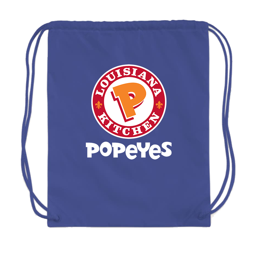 Popeyes Louisiana Kitchen Drawstring Bag