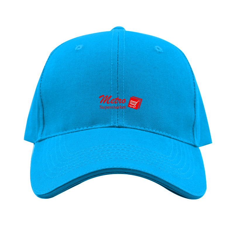 Metro Supermarket Logo Dad Baseball Cap Hat