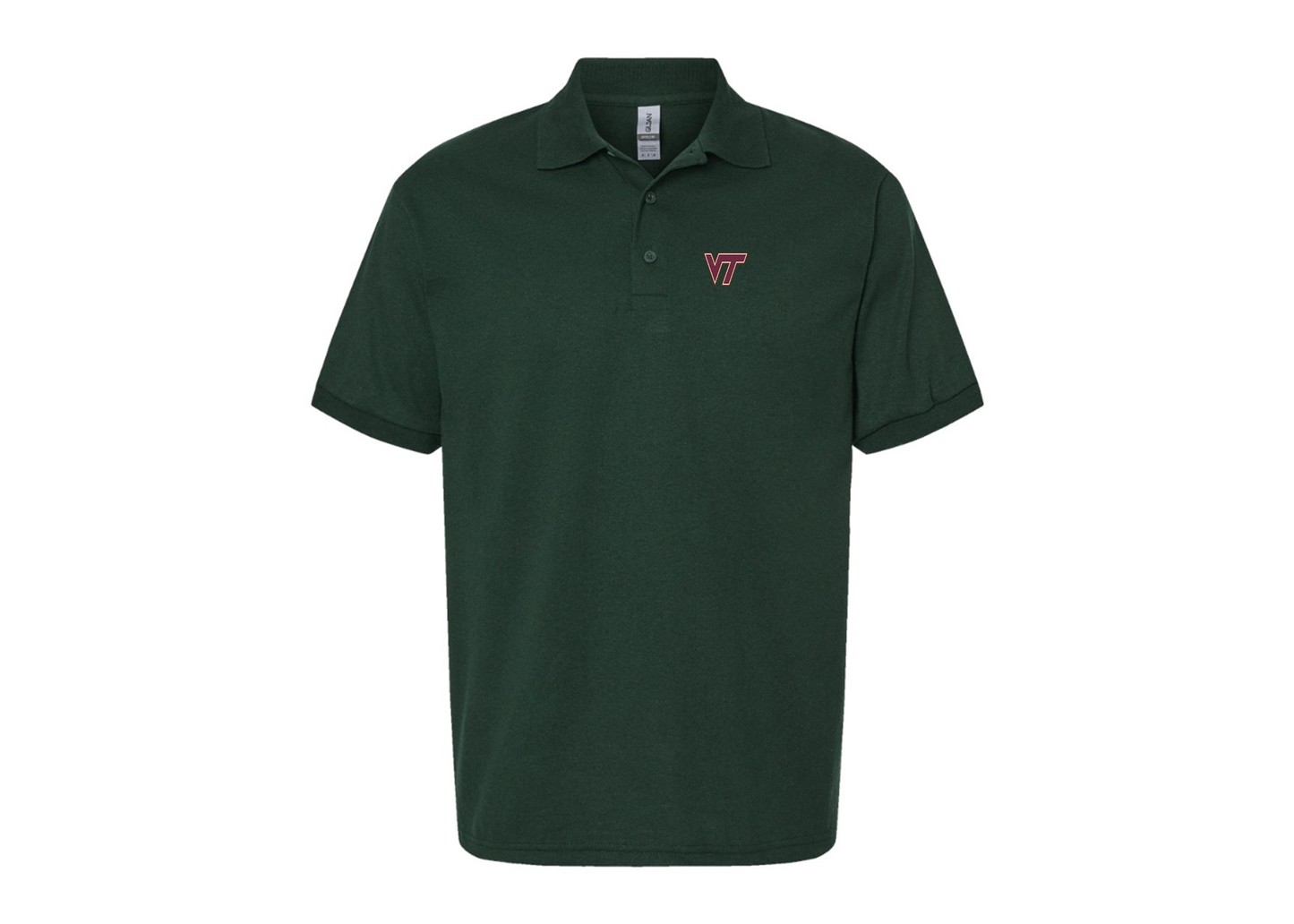 Men's Virginia Tech Hokies Gildan Dry Blend Jersey Polo