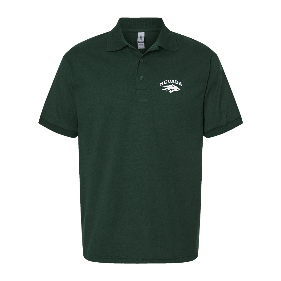 Men's Nevada Wolf Pack Logo Dry Blend Polo