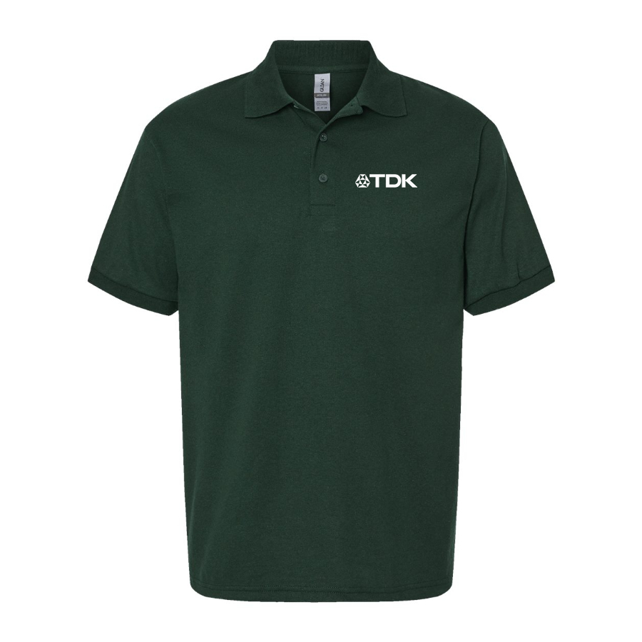 Men's TDK Logo Dry Blend Polo