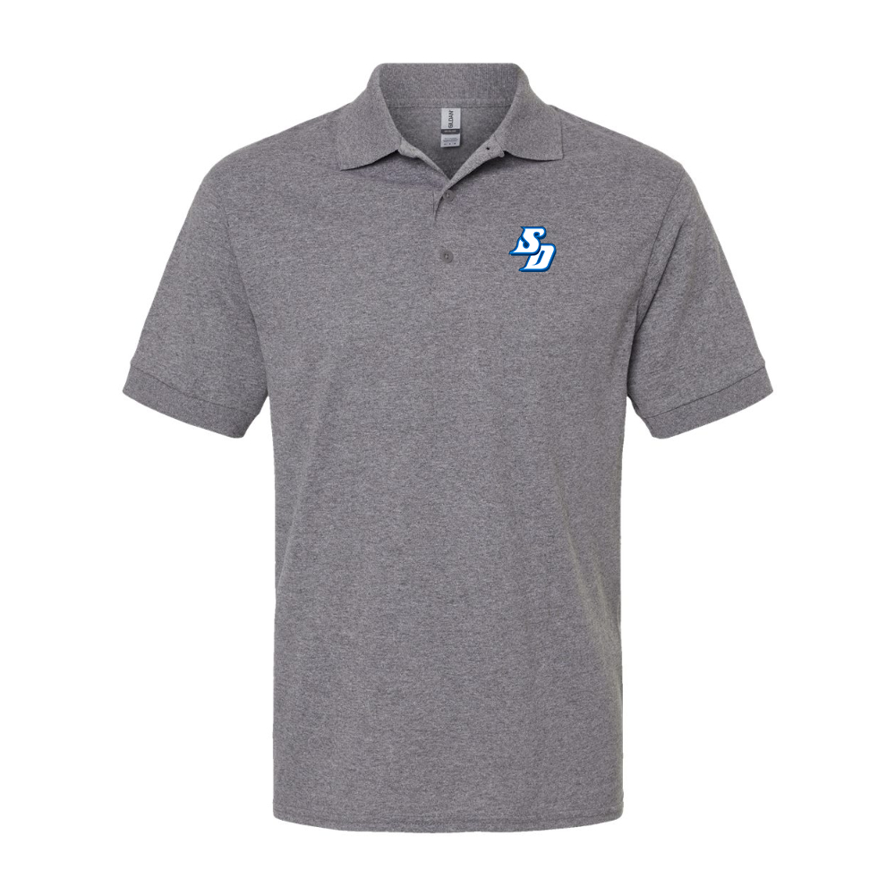 Men's San Diego Toreros Logo Gildan Dry Blend Jersey Polo
