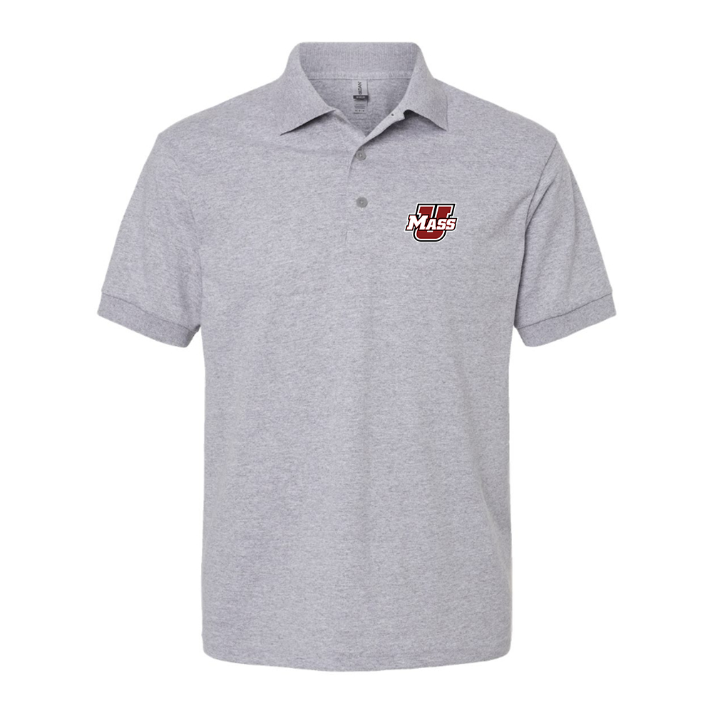 Men's Massachusetts Minutemen Logo Dry Blend Polo