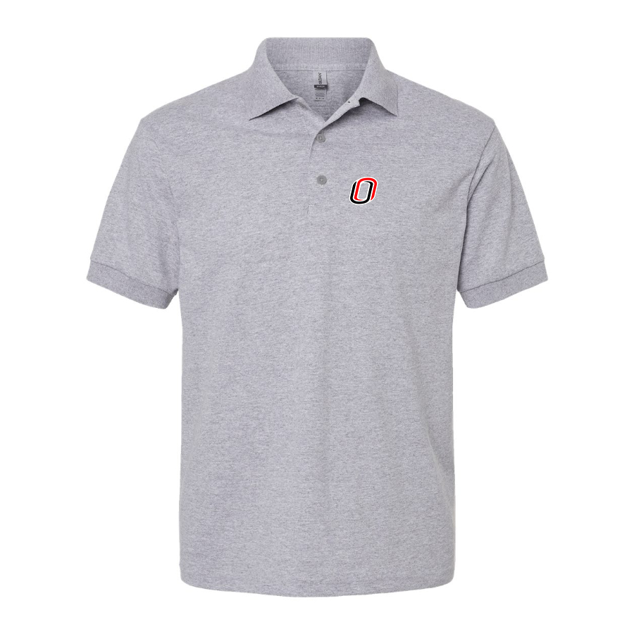 Men's Nebraska Omaha Mavericks Logo Dry Blend Polo
