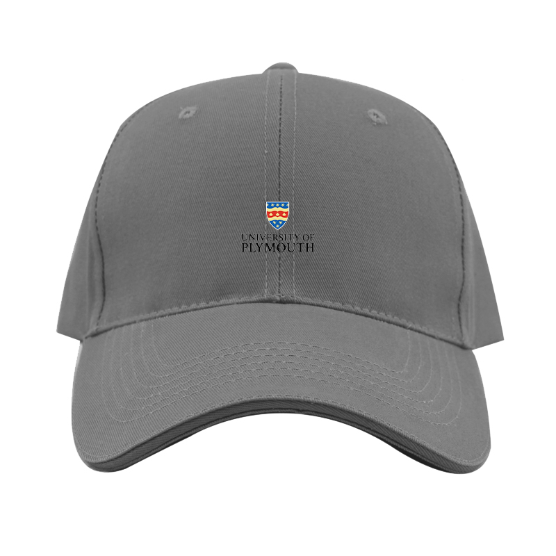 University of Plymouth Logo Dad Baseball Cap Hat