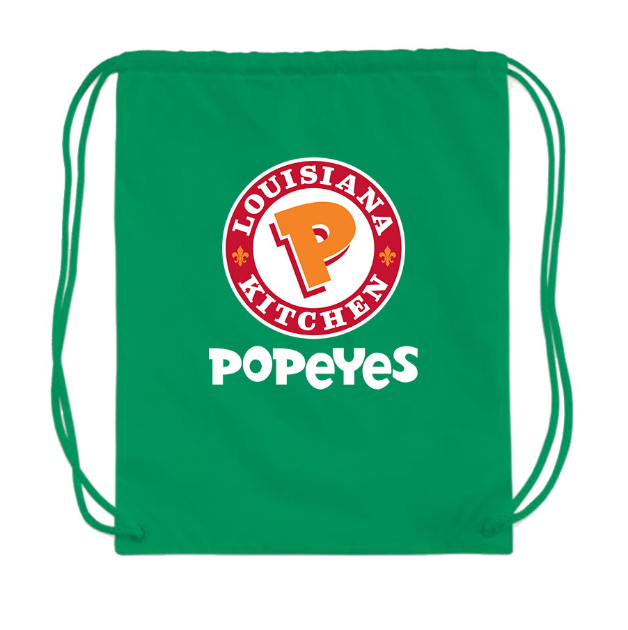 Popeyes Louisiana Kitchen Drawstring Bag