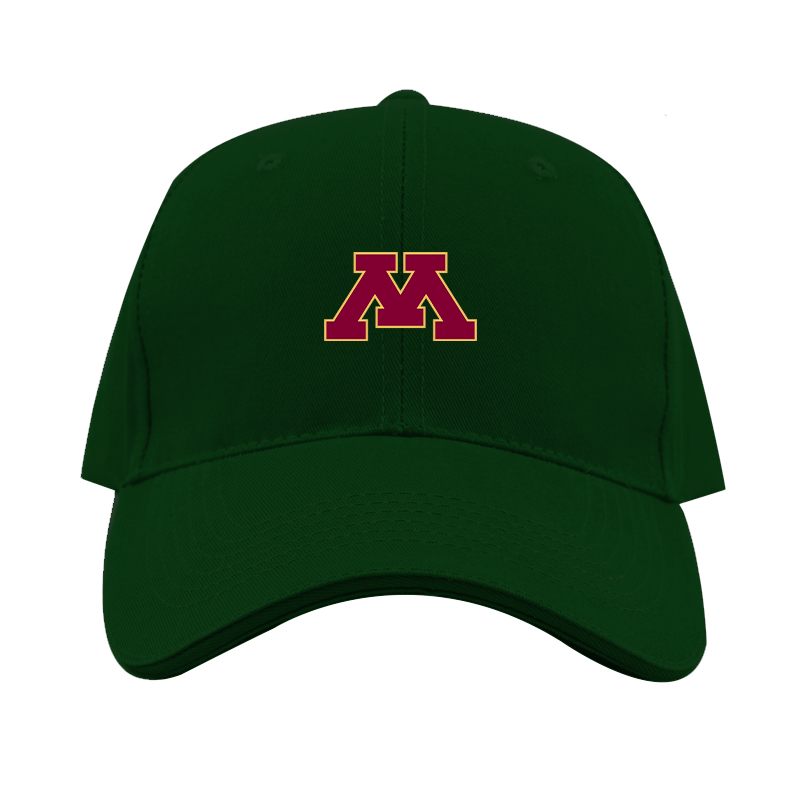 Minnesota Golden Gophers Logo Dad Baseball Cap Hat