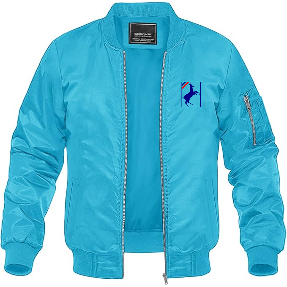 Men's Auverland Logo Lightweight Bomber Jacket Windbreaker Softshell Varsity Jacket Coat
