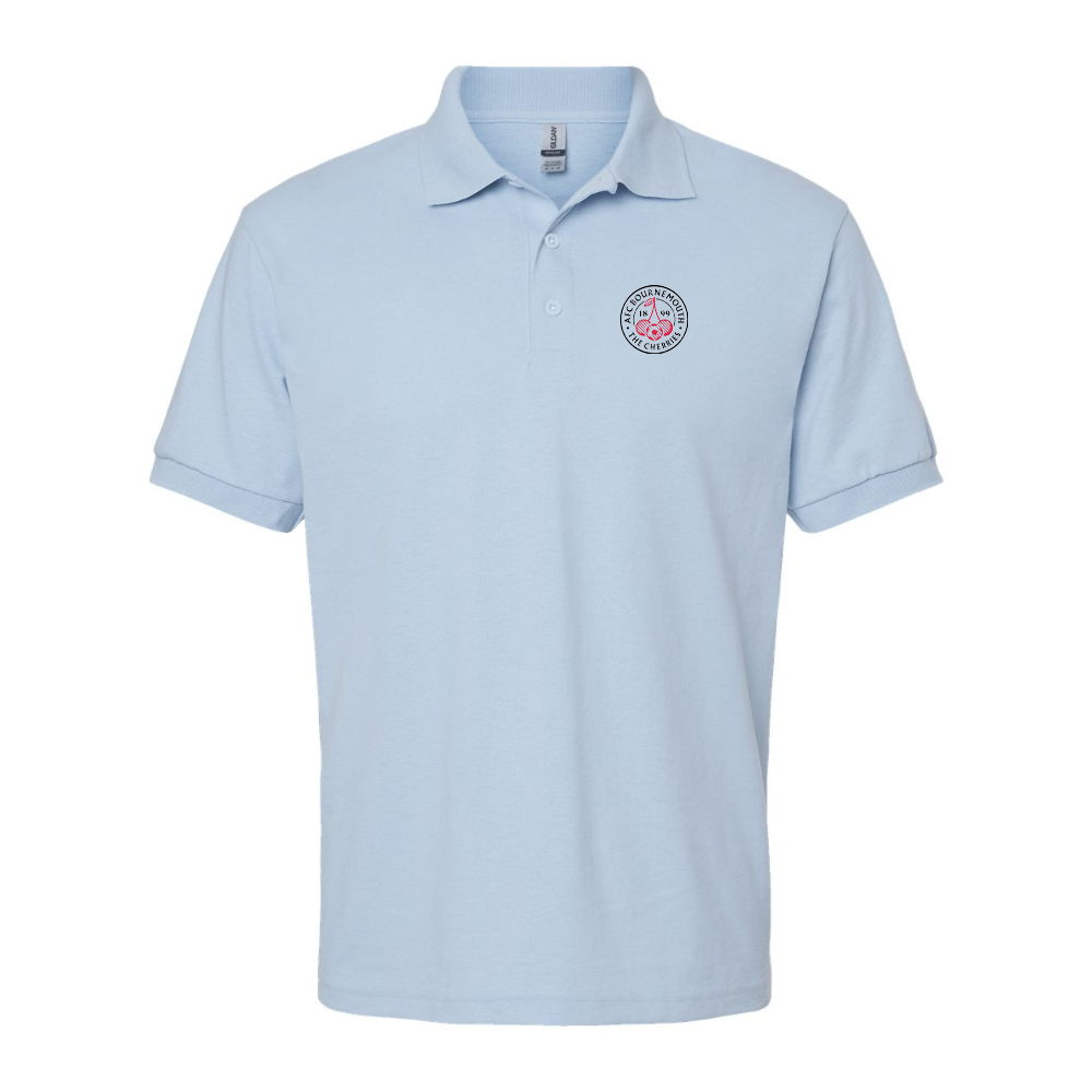 Men's AFC Bournemouth Soccer Logo Gildan Dry Blend Jersey Polo