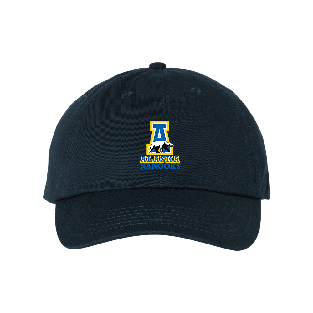 Alaska Nanooks Valucap Adult Bio-Washed Classic Dad Hat