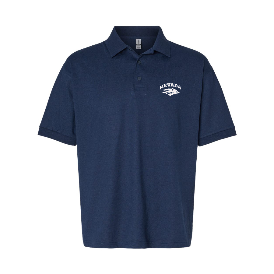 Men's Nevada Wolf Pack Logo Dry Blend Polo