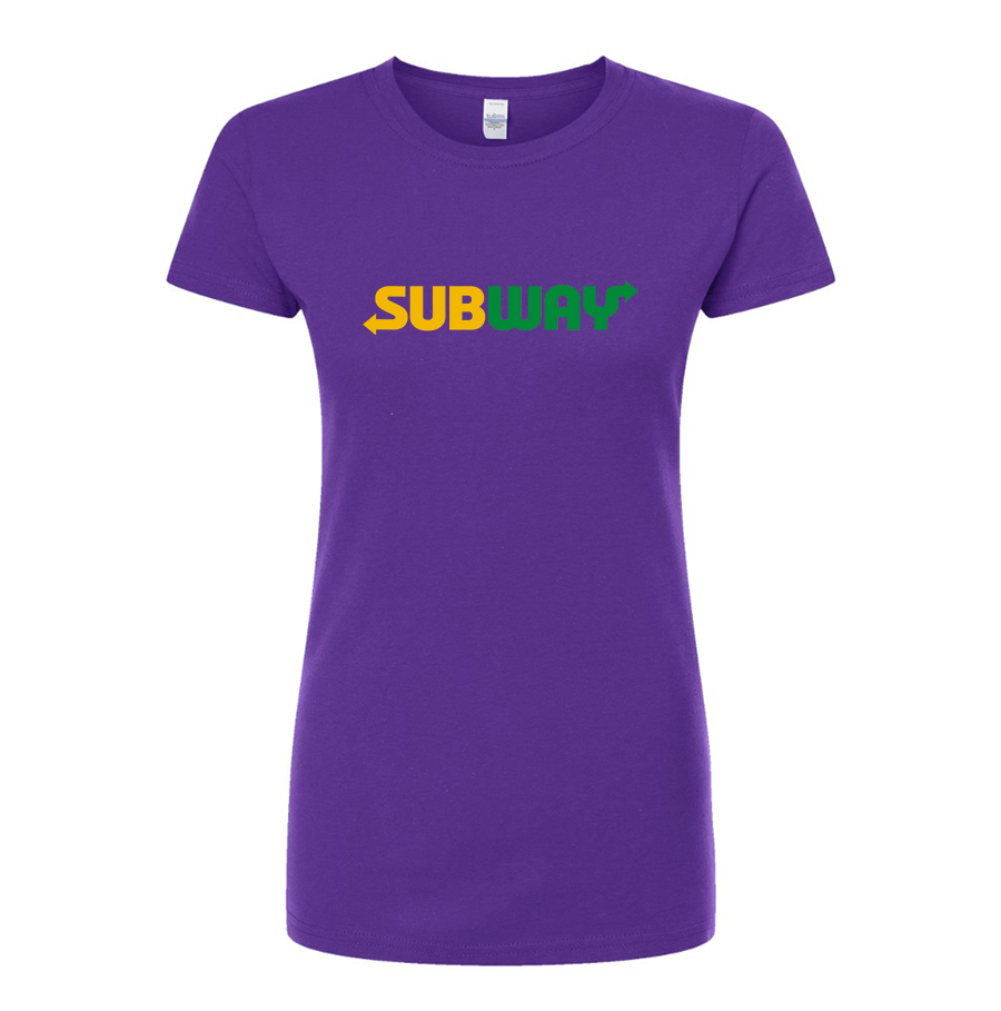 Women’s Subway Round Neck T-Shirt
