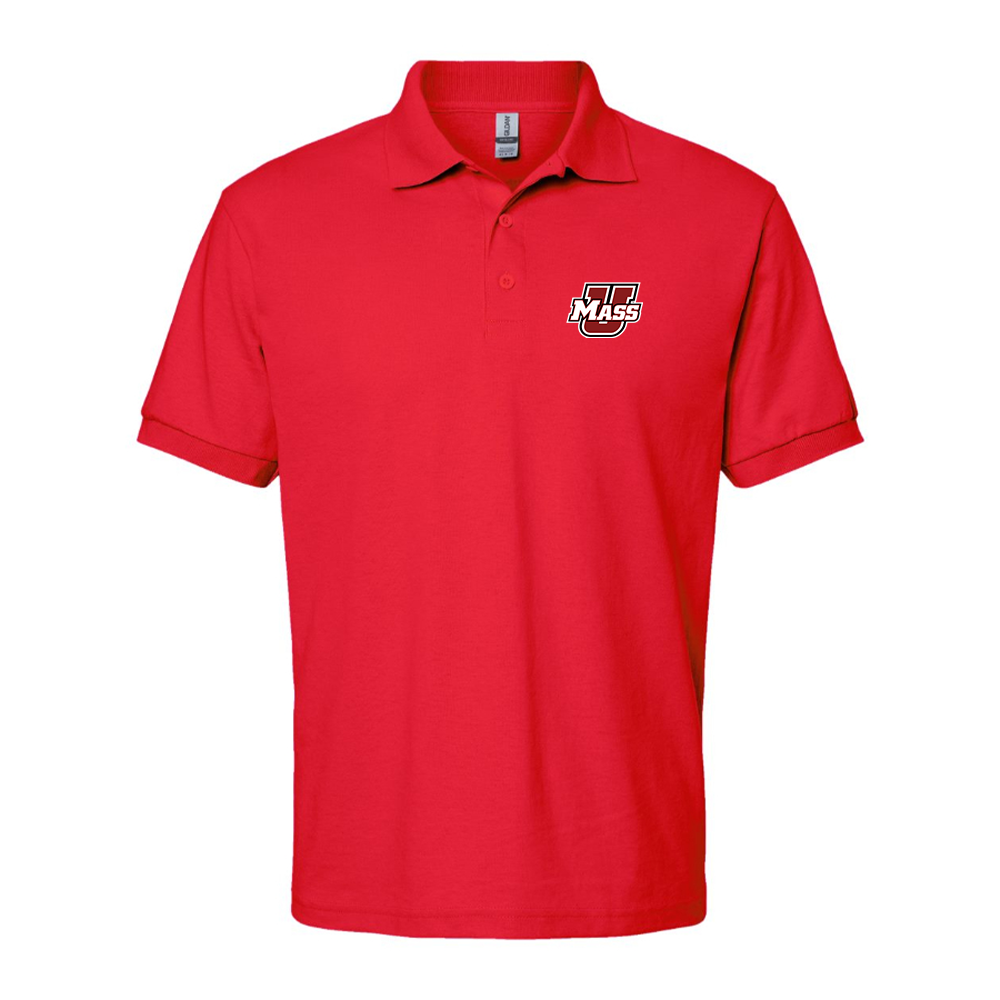 Men's Massachusetts Minutemen Logo Dry Blend Polo