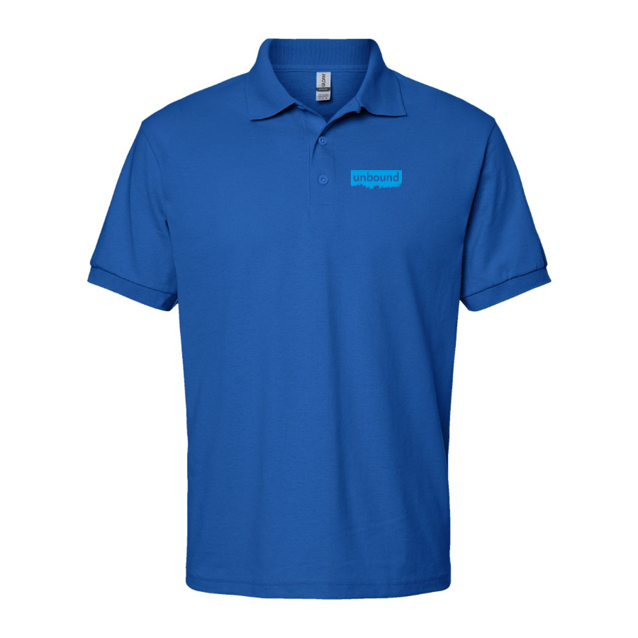 Men's Unbound Live Logo Dry Blend Polo