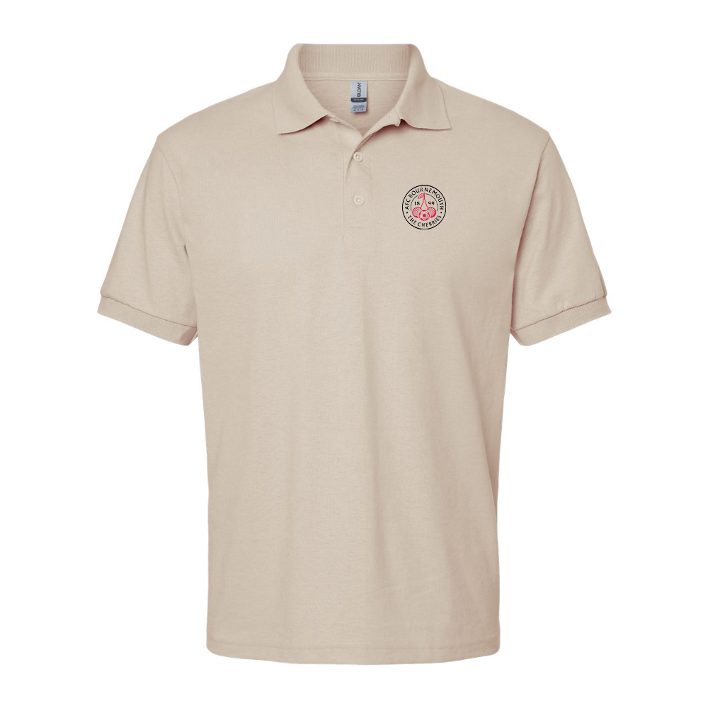 Men's AFC Bournemouth Soccer Logo Gildan Dry Blend Jersey Polo