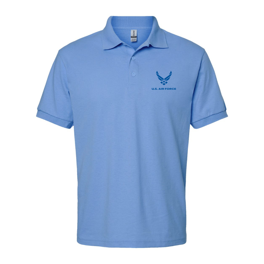 Men's US Airforce Logo Dry Blend Polo