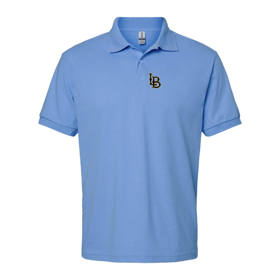 Men's Long Beach State 49ers Logo Dry Blend Polo