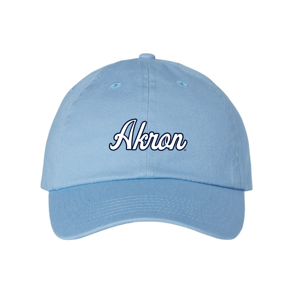 Akron Zips Valucap Adult Bio-Washed Classic Dad Hat