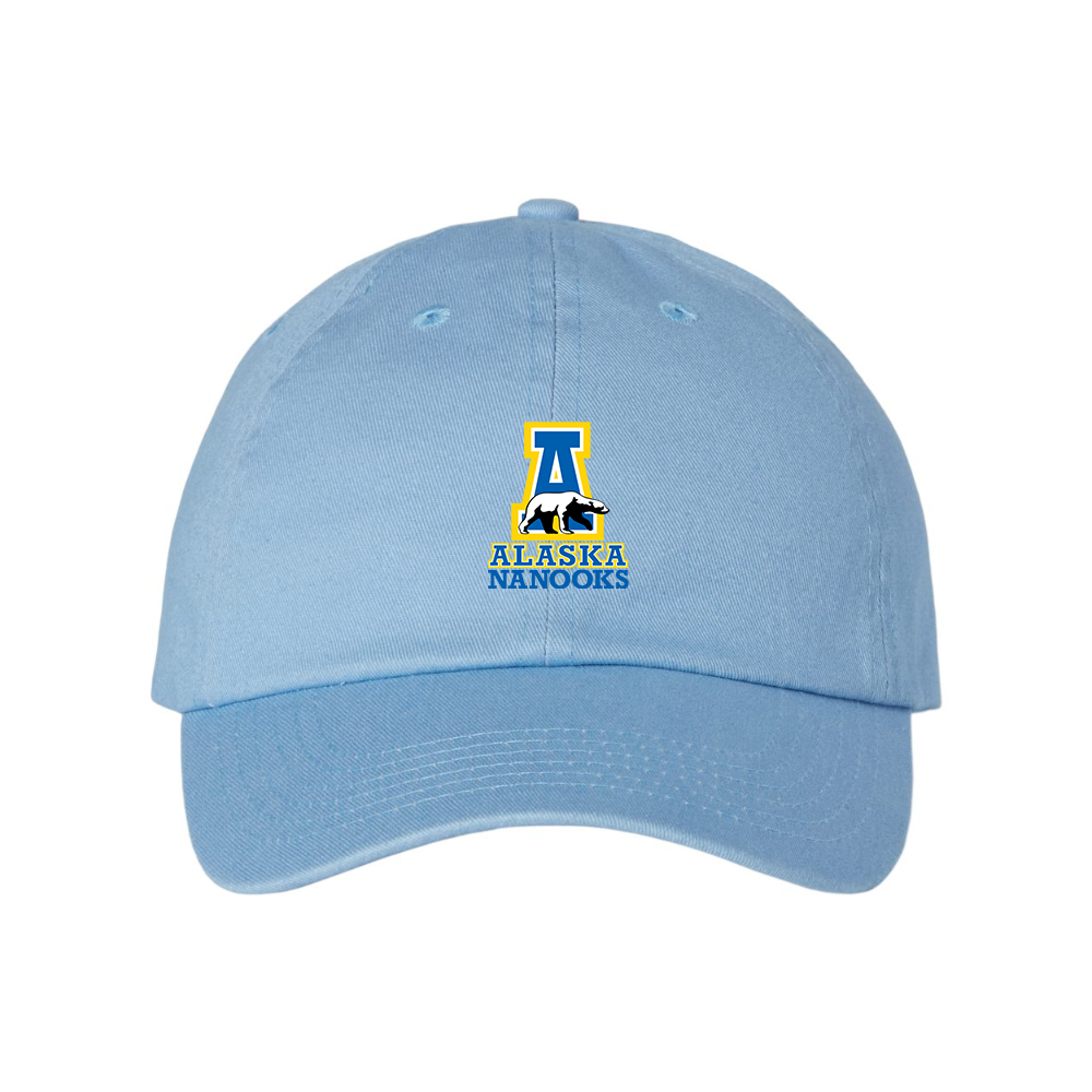 Alaska Nanooks Valucap Adult Bio-Washed Classic Dad Hat