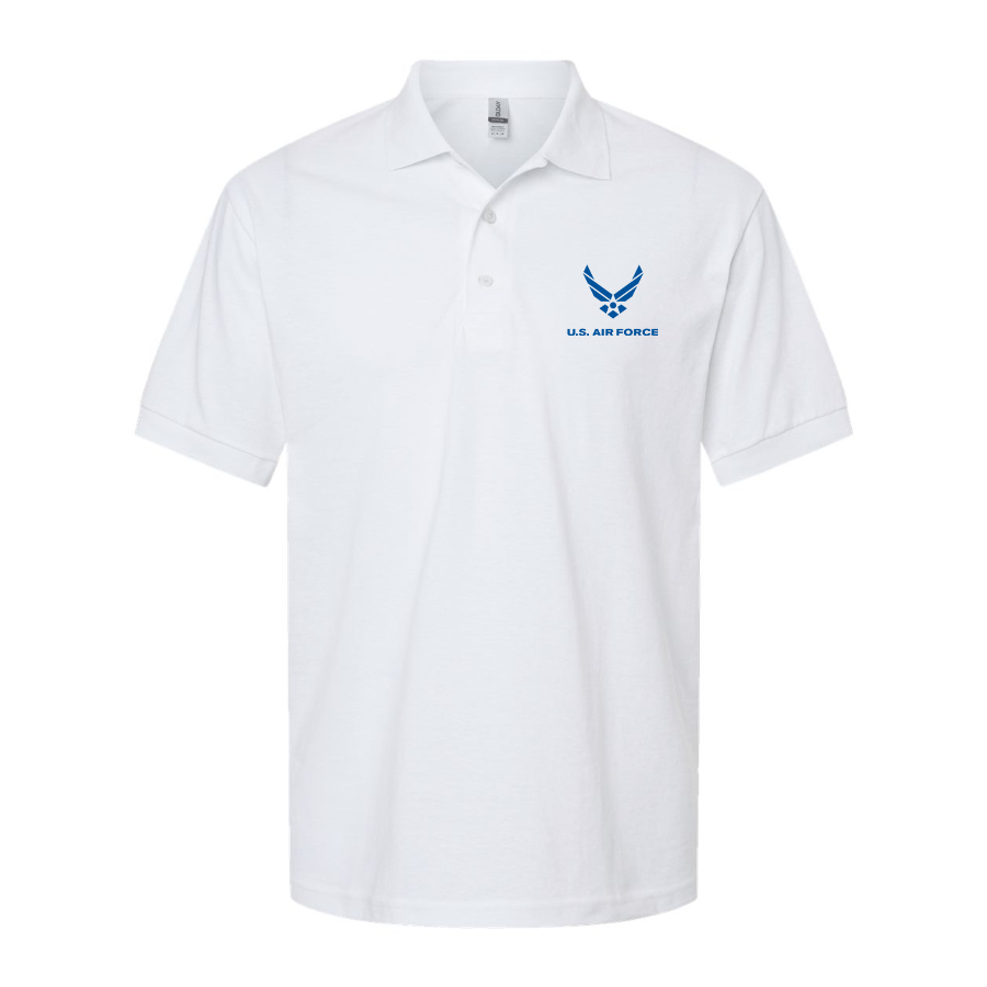 Men's US Airforce Logo Dry Blend Polo