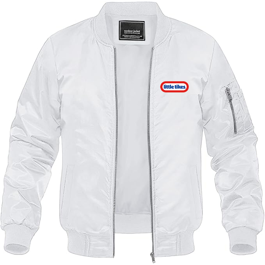 Men's Little Tikes Logo Lightweight Bomber Jacket Windbreaker Softshell Varsity Jacket Coat
