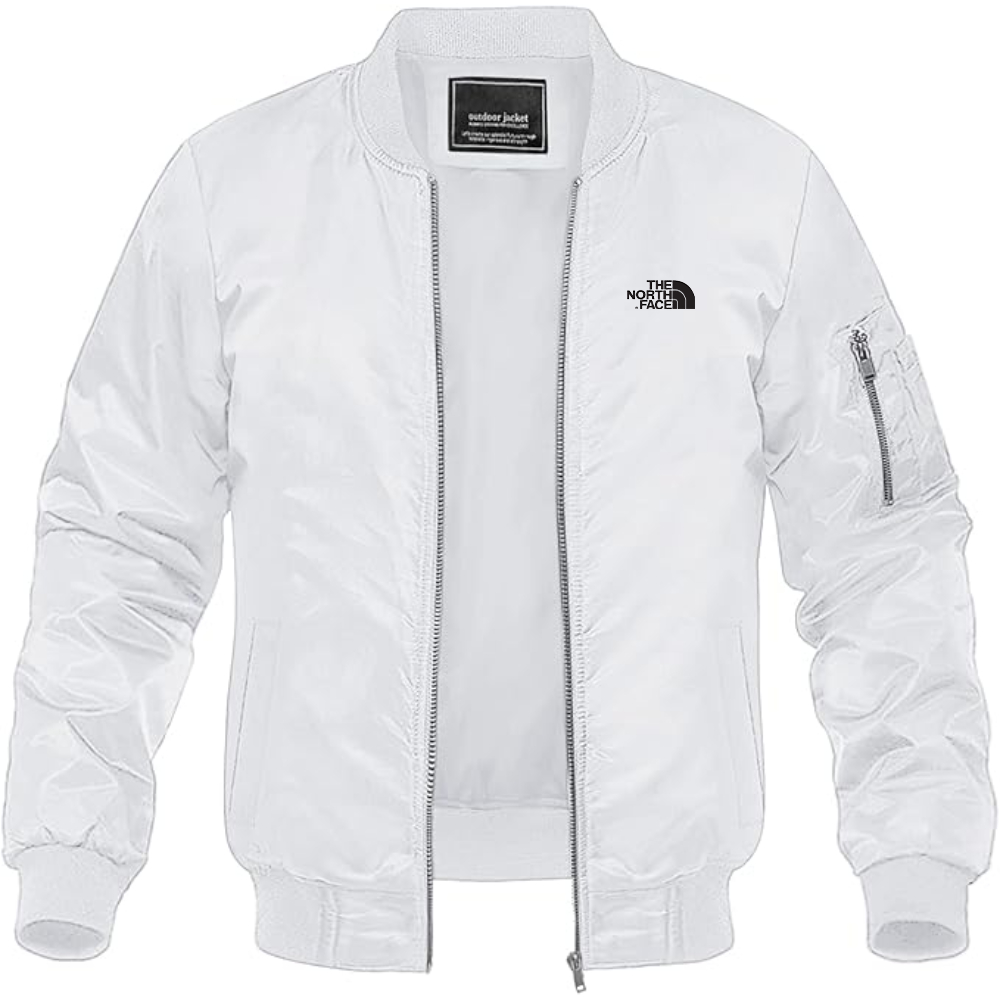 Men's The North Face Black Lightweight Bomber Jacket Windbreaker Softshell Varsity Jacket Coat