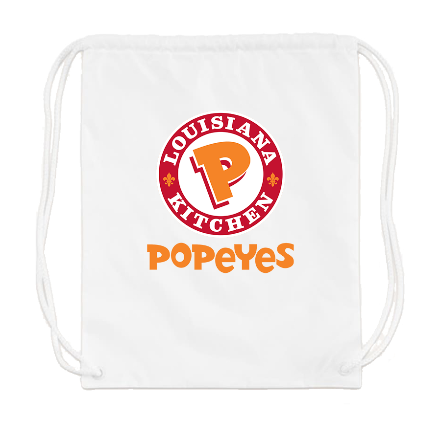 Popeyes Louisiana Kitchen Drawstring Bag