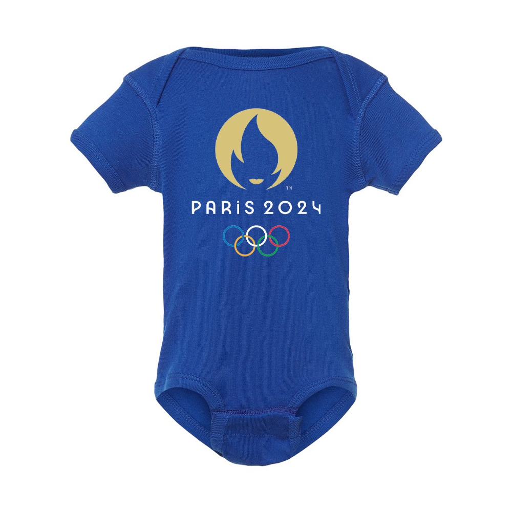 New Olympics 2024 Paris Logo Baby Romper Onesie