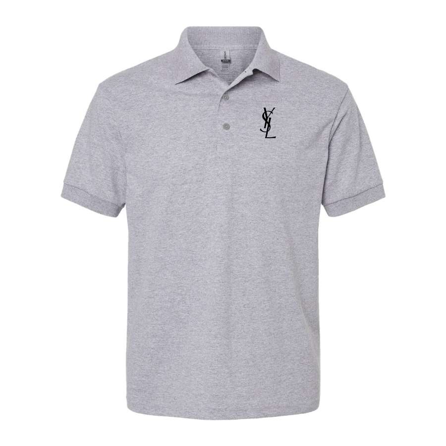 Men's YSL logo Dry Blend Polo