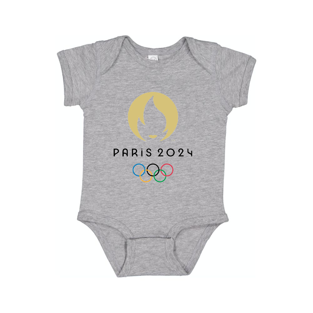 New Olympics 2024 Paris Logo Baby Romper Onesie