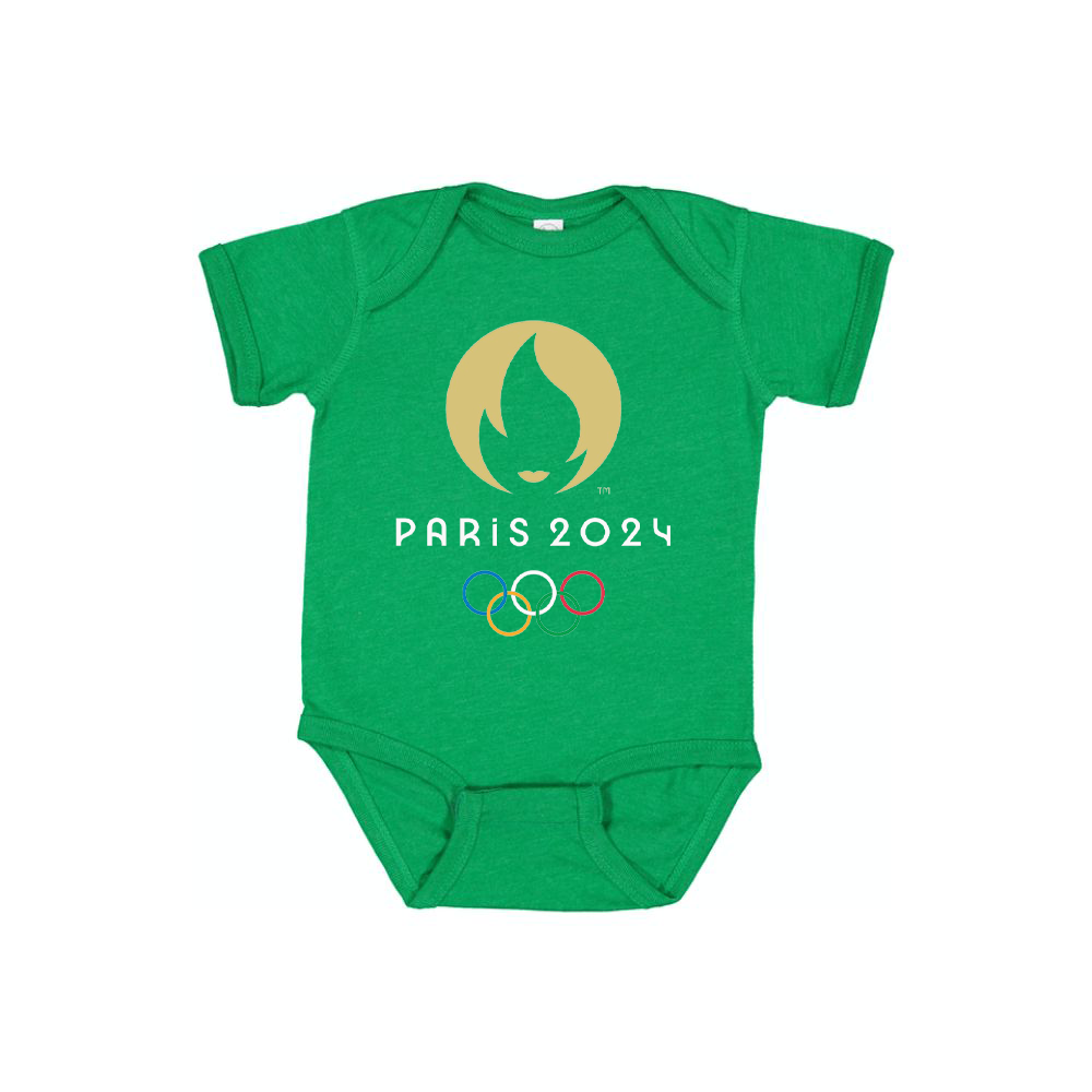New Olympics 2024 Paris Logo Baby Romper Onesie