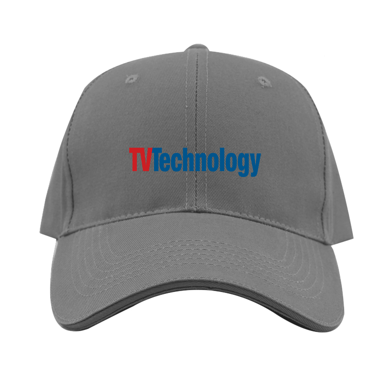 TV Technology Logo Dad Baseball Cap Hat