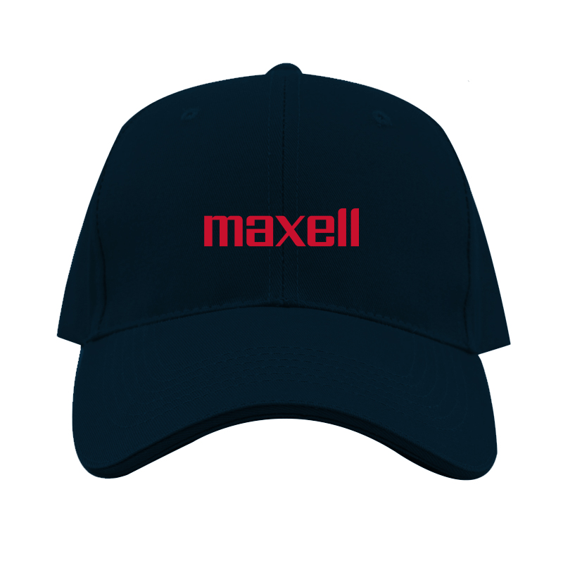 Maxell Logo Dad Baseball Cap Hat