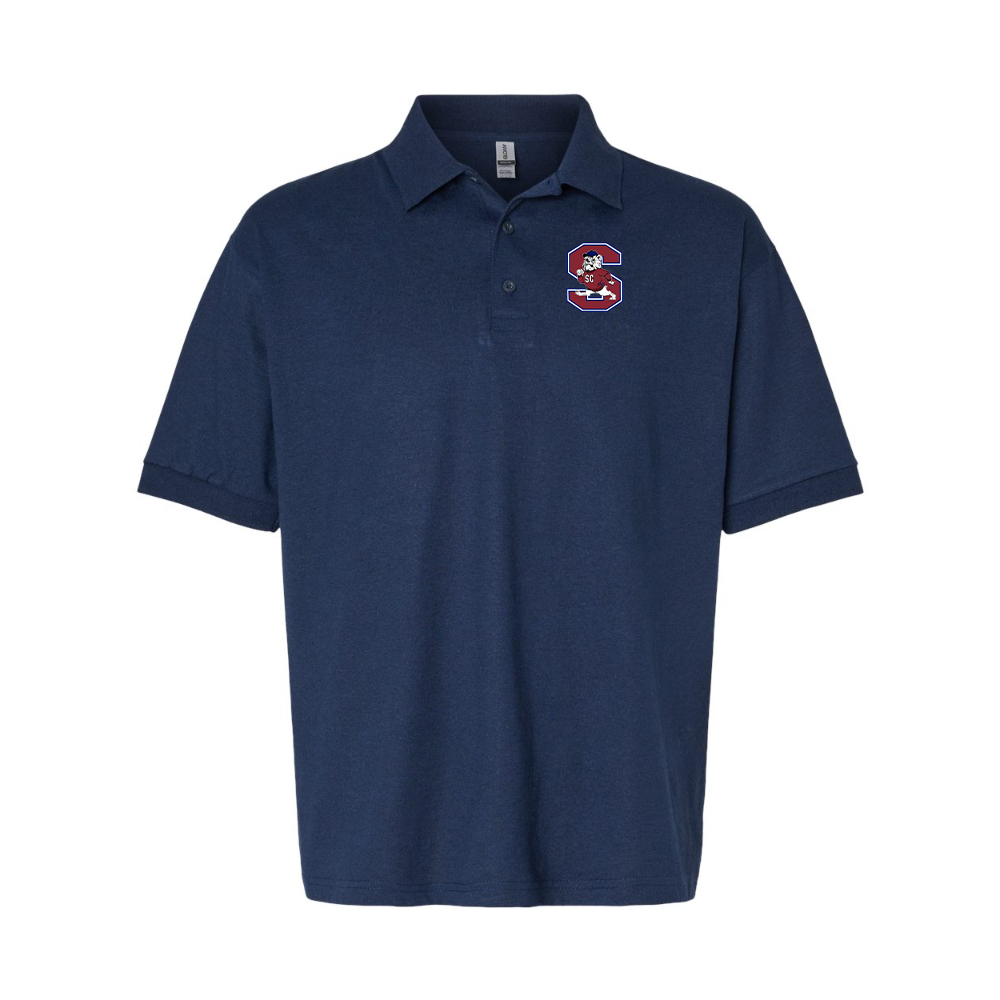 Men's South Carolina State Bulldogs Logo Gildan Dry Blend Jersey Polo