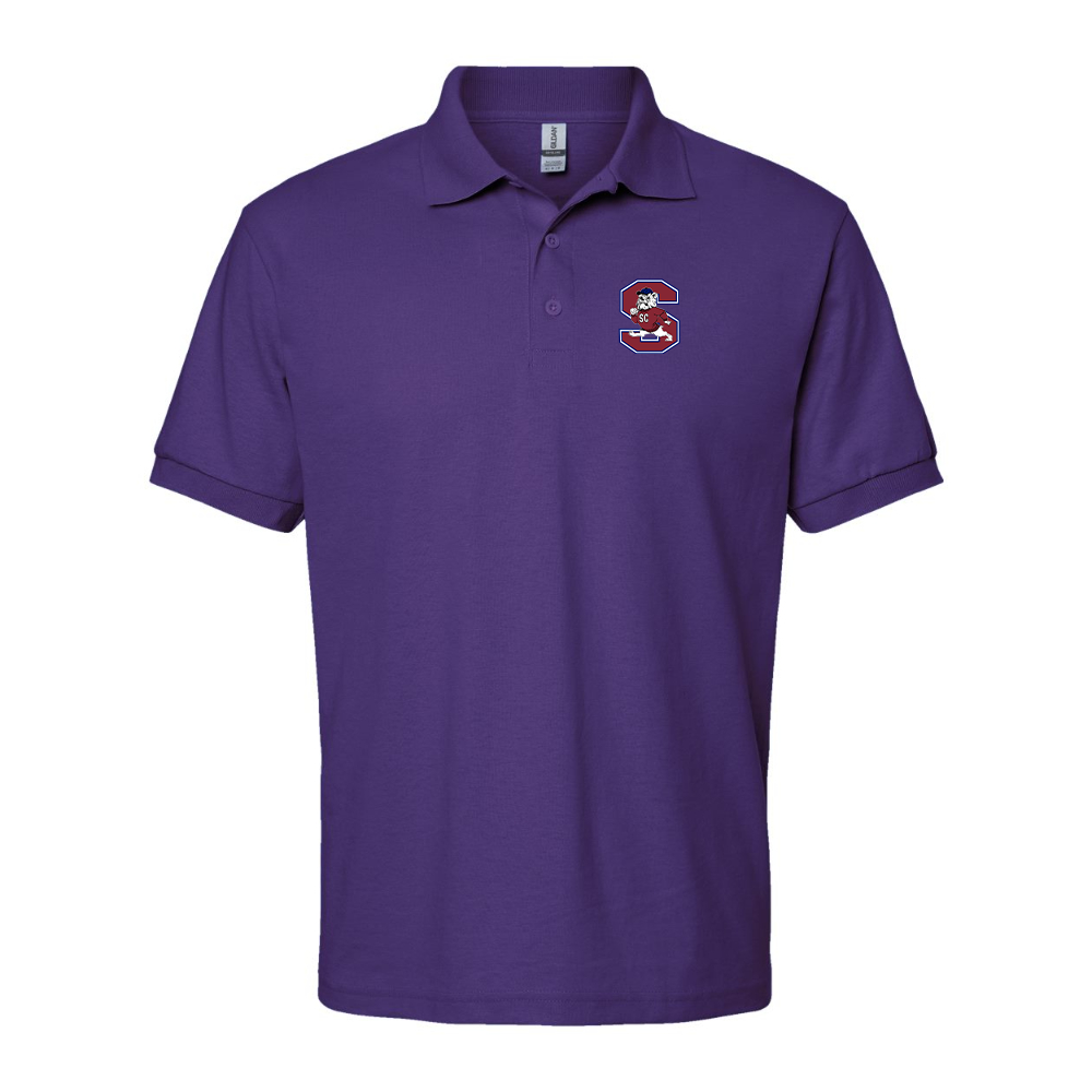 Men's South Carolina State Bulldogs Logo Gildan Dry Blend Jersey Polo
