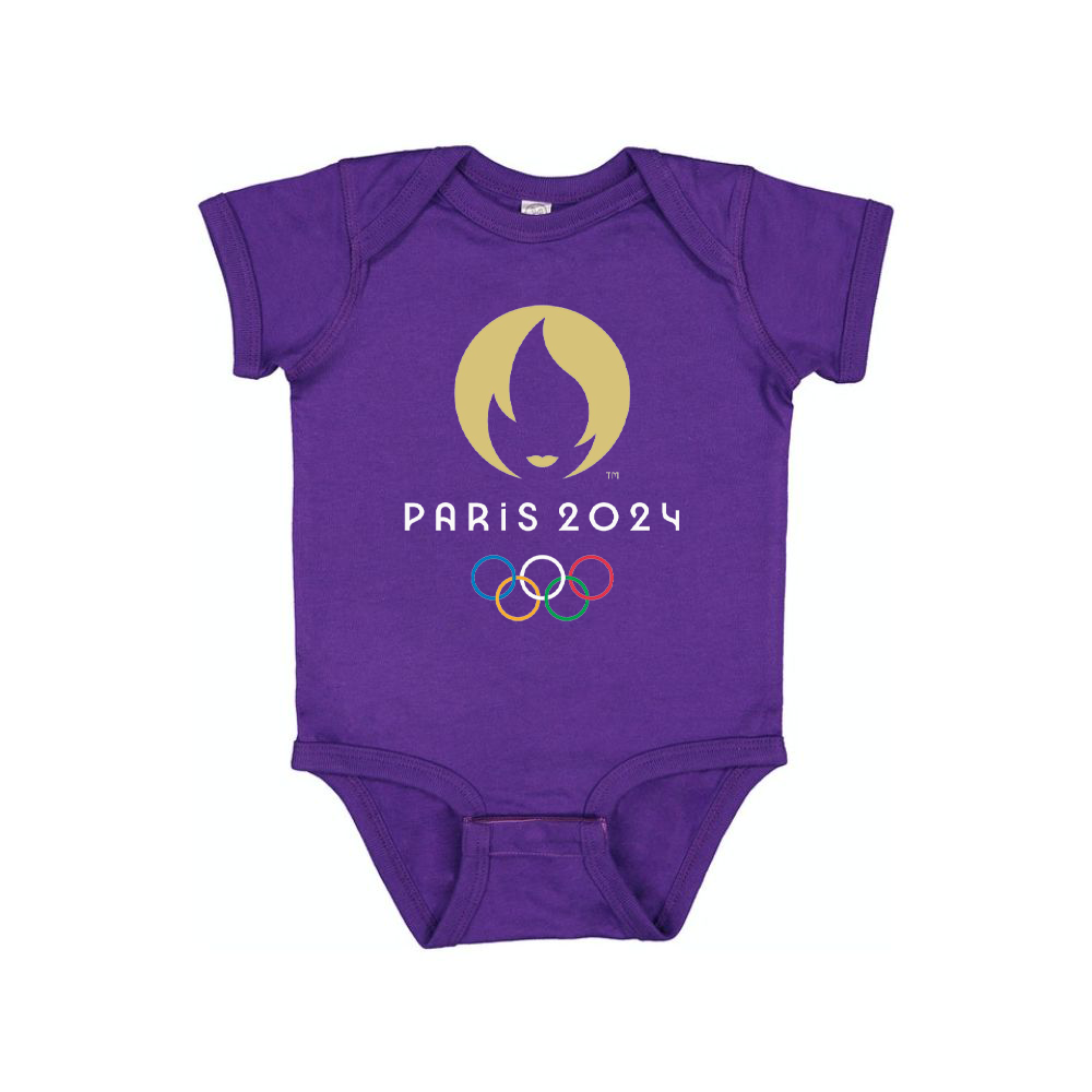 New Olympics 2024 Paris Logo Baby Romper Onesie