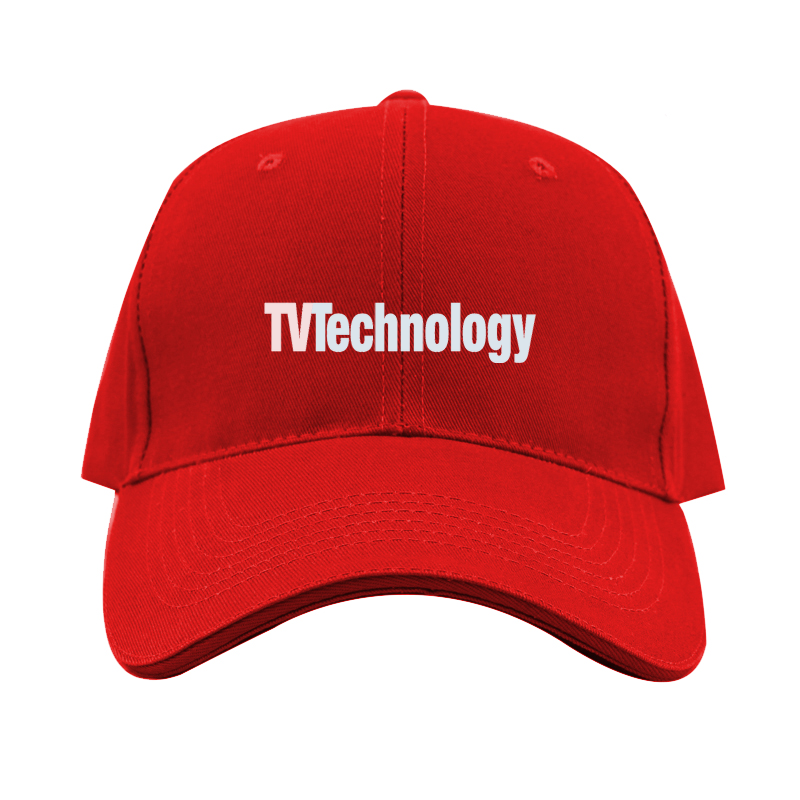 TV Technology Logo Dad Baseball Cap Hat