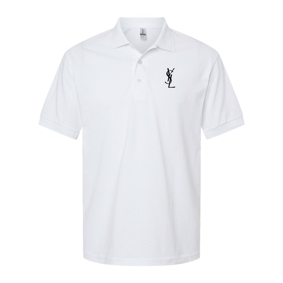 Men's YSL logo Dry Blend Polo