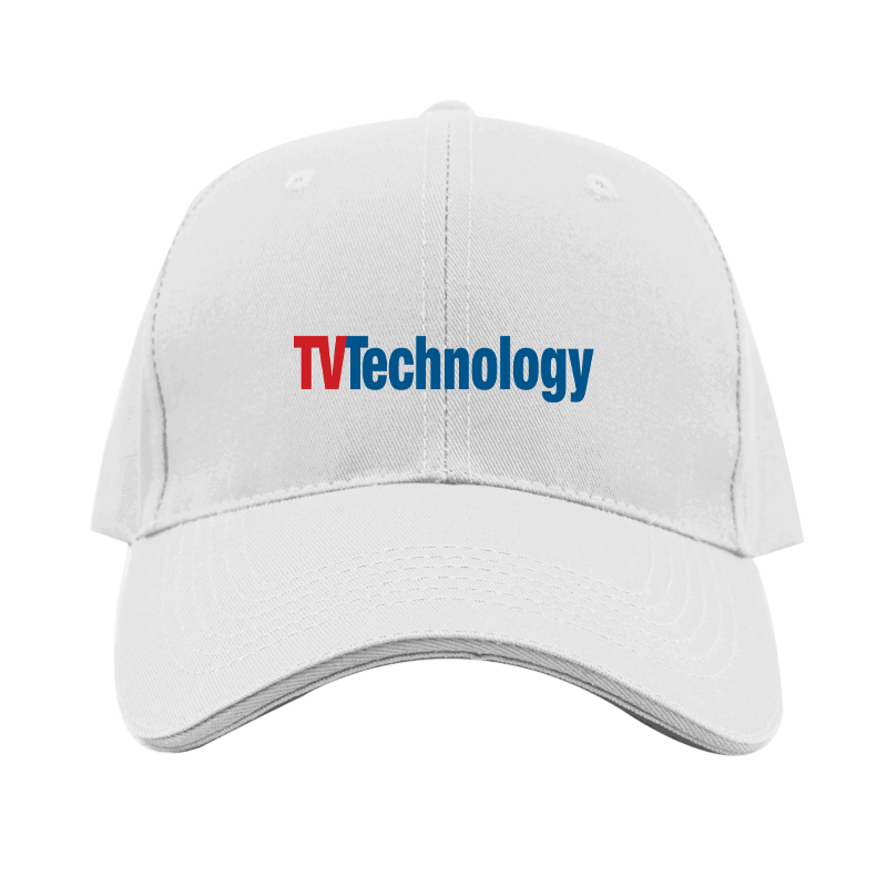 TV Technology Logo Dad Baseball Cap Hat