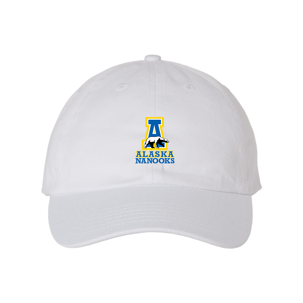 Alaska Nanooks Valucap Adult Bio-Washed Classic Dad Hat