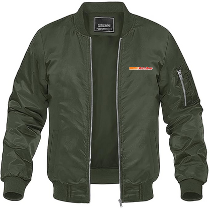 Men's AutoZone Logo Lightweight Bomber Jacket Windbreaker Softshell Varsity Jacket Coat