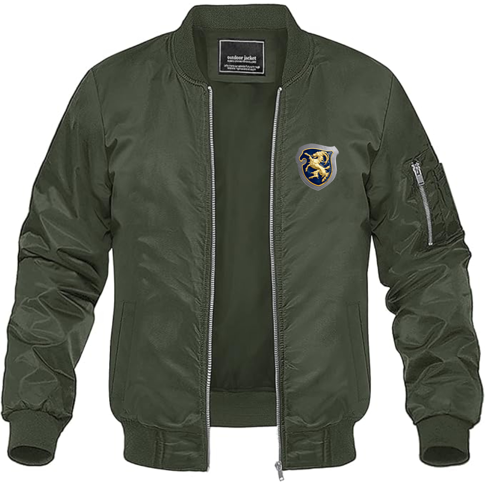 Men's Cisitalia Logo Lightweight Bomber Jacket Windbreaker Softshell Varsity Jacket Coat