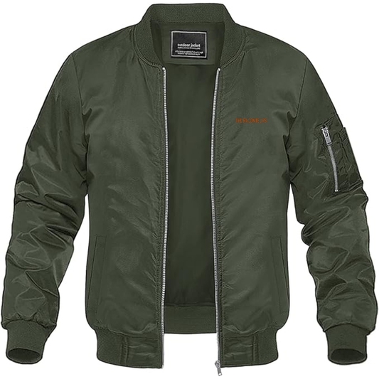 Men's The Raconteurs  Logo Lightweight Bomber Jacket Windbreaker Softshell Varsity Jacket Coat