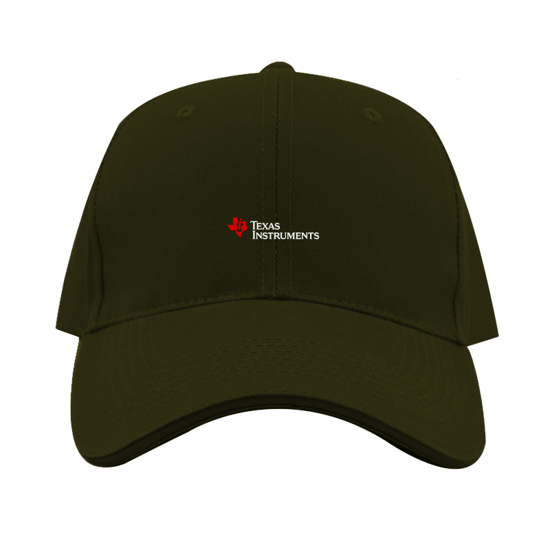 Texas Instruments Logo  Dad Baseball Cap Hat