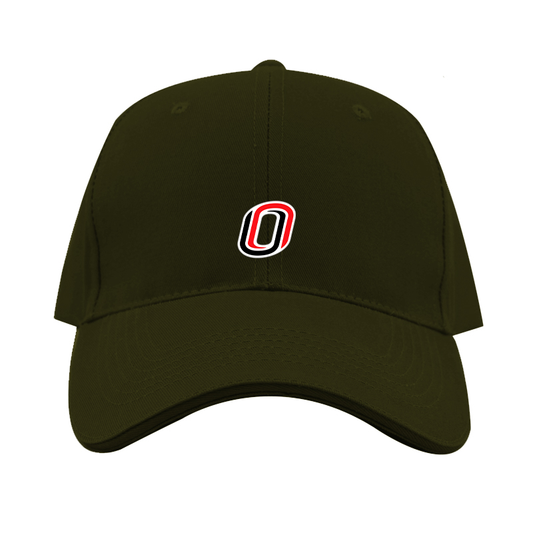 Nebraska Omaha Mavericks Logo  Dad Baseball Cap Hat