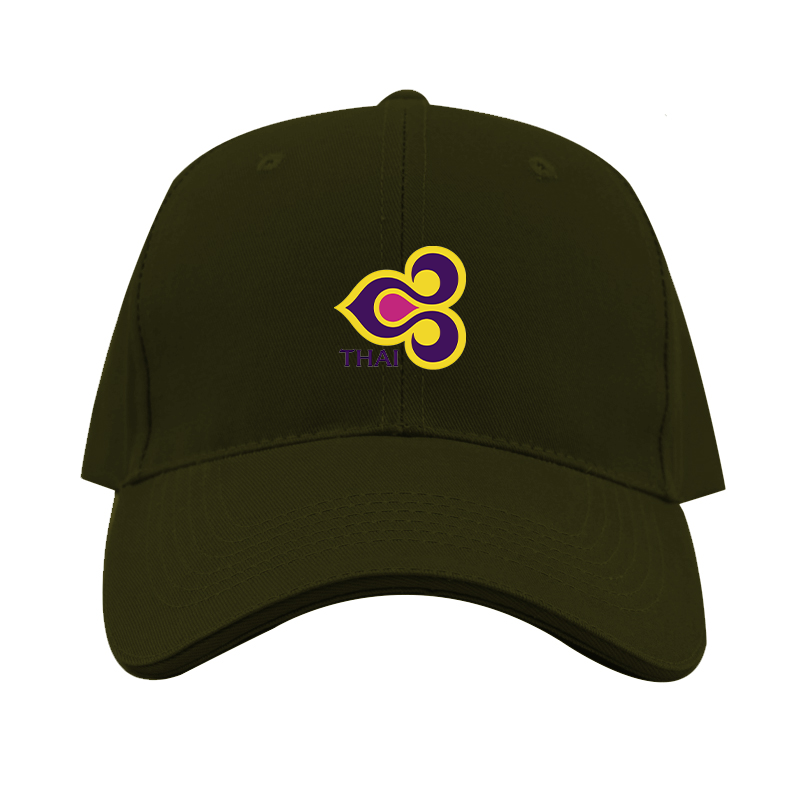 Thai Airlines Logo  Dad Baseball Cap Hat