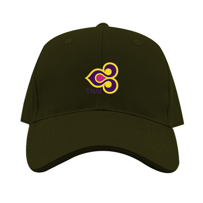 Thai Airlines Logo  Dad Baseball Cap Hat